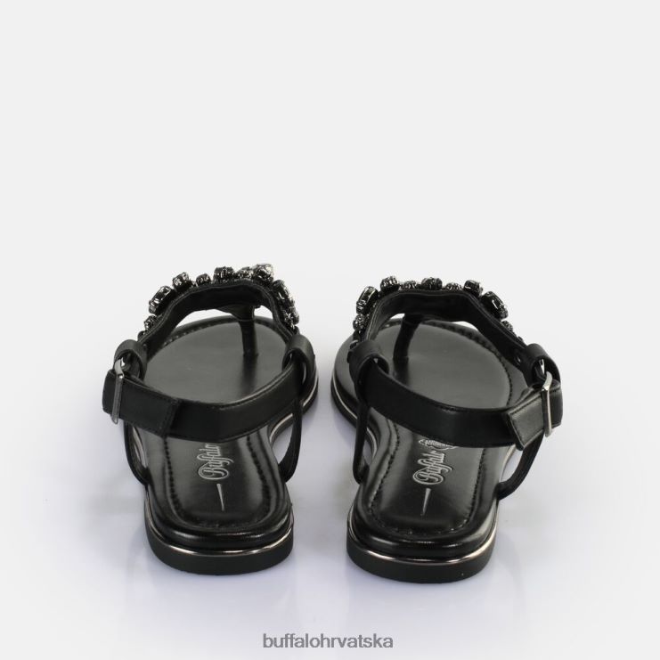 crno Buffalo veganske sandale rhonda |sandale TDD6T94